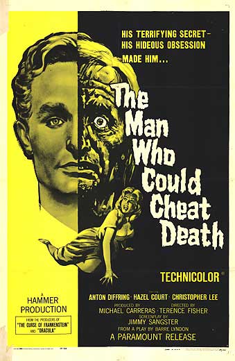 The Man Who Could Cheat Death movie poster